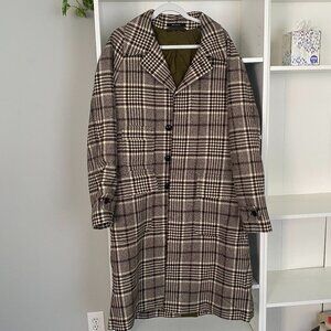 Todd Snyder Balmacaan Houndstooth Coat